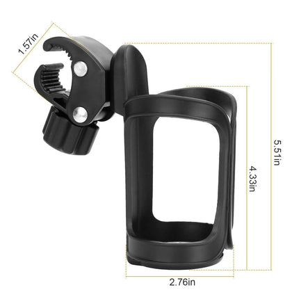 Bike Water Bottle Holder 360° Rotating Drink Cup Cage