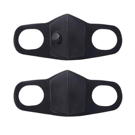 Black Face Mask with Filter