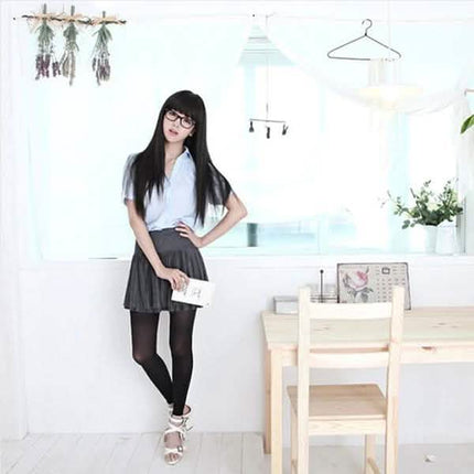 Black Long Straight Full Hair Wig Cosplay