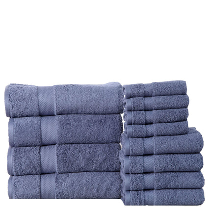 6-Pack: 100% Cotton Towel Set - Assorted Colors