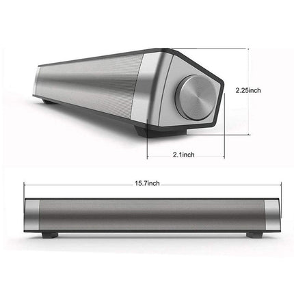 Bluetooth Sound Bar Wired and Wireless Mini Home Theater Audio
