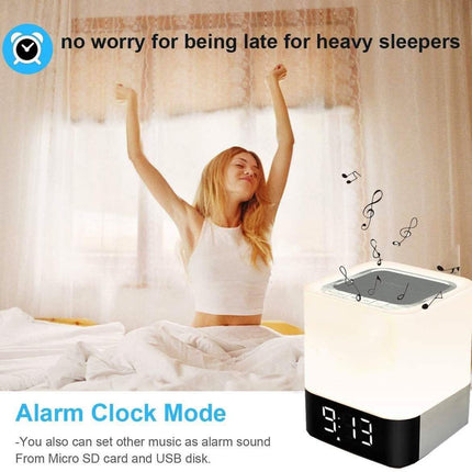Bluetooth Speaker Touch Sensor Bedside Lamp