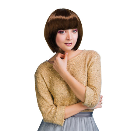 Women’s Bob Wig with Classic Short Cut and Natural Style Look