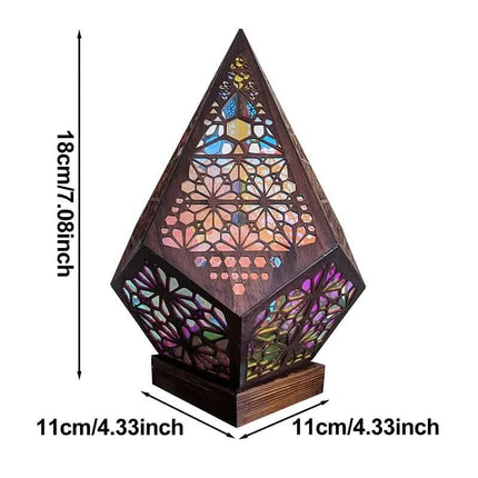 Bohemian Diamond Pole Star Projector Night Light