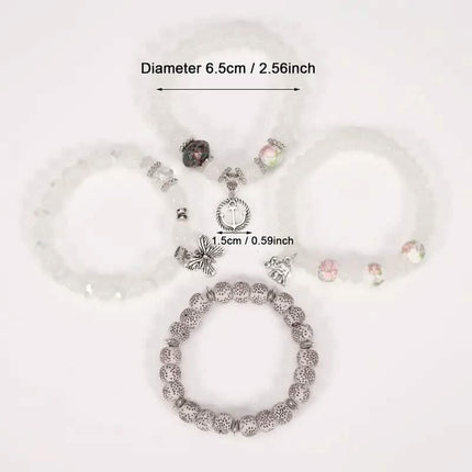 Bohemian Layered Beaded Bracelet