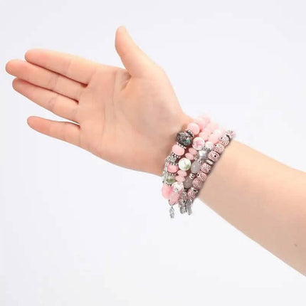 Bohemian Layered Beaded Bracelet