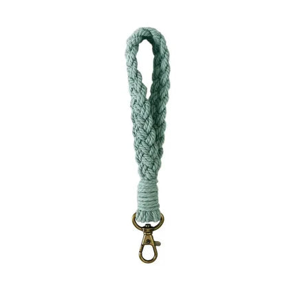 Boho Handmade Wristlet Bracelet Keyring