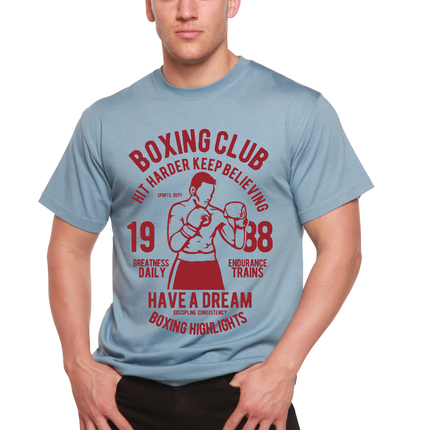 Boxing Club Men's Bamboo Viscose/Organic Cotton Short Sleeve Graphic T-Shirt