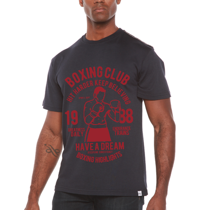 Boxing Club Men's Bamboo Viscose/Organic Cotton Short Sleeve Graphic T-Shirt