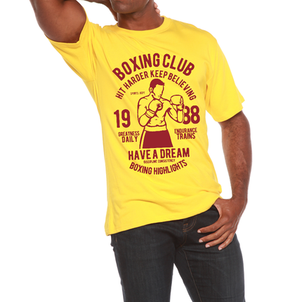 Boxing Club Men's Bamboo Viscose/Organic Cotton Short Sleeve Graphic T-Shirt