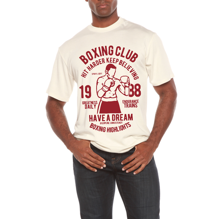 Boxing Club Men's Bamboo Viscose/Organic Cotton Short Sleeve Graphic T-Shirt