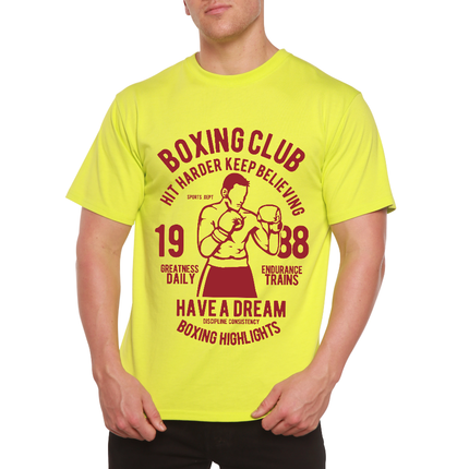 Boxing Club Men's Bamboo Viscose/Organic Cotton Short Sleeve Graphic T-Shirt