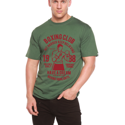 Boxing Club Men's Bamboo Viscose/Organic Cotton Short Sleeve Graphic T-Shirt