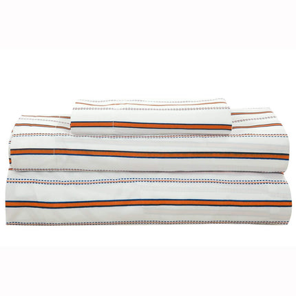 Brooklyn Flat Rugby Stripe Bed-in-a-Bag Set