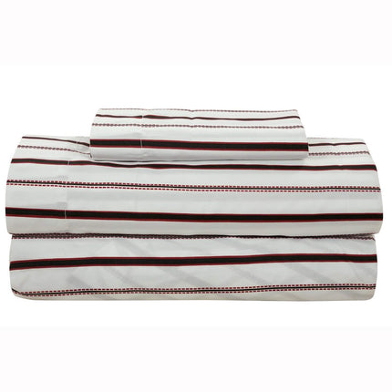 Brooklyn Flat Rugby Stripe Bed-in-a-Bag Set