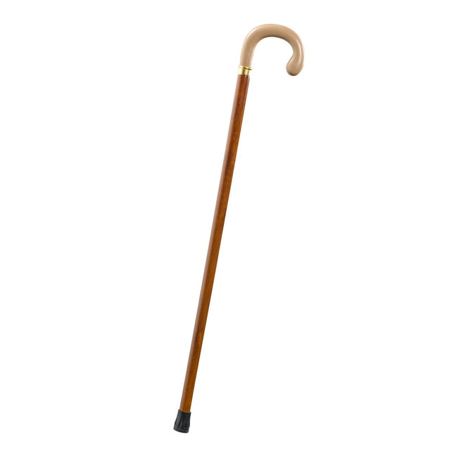 Kids Brown Wooden Cane Costume Accessory – 32 Inch Lightweight Classic Prop Cane