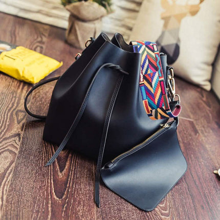 Bucket Bag with Boho Strap