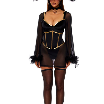 Hex Appeal 5-Piece Witch Costume Set