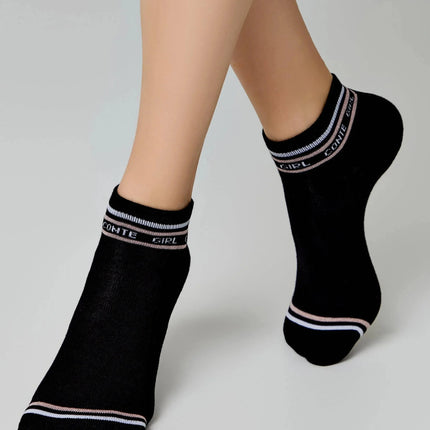 Cotton Ankle Socks Conte Active 572 - Terry Foot