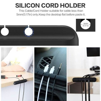 Cable Organizer Silicone USB Cable Winder