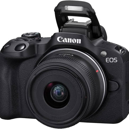 Canon EOS R50 4K Mirrorless Camera with RF-S 18-45mm f/4.5-6.3 IS STM Lens (Open-Box)