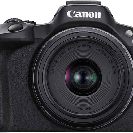 Canon EOS R50 4K Mirrorless Camera with RF-S 18-45mm f/4.5-6.3 IS STM Lens (Open-Box)