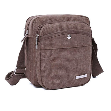 Canvas Button-Top Totes Bag