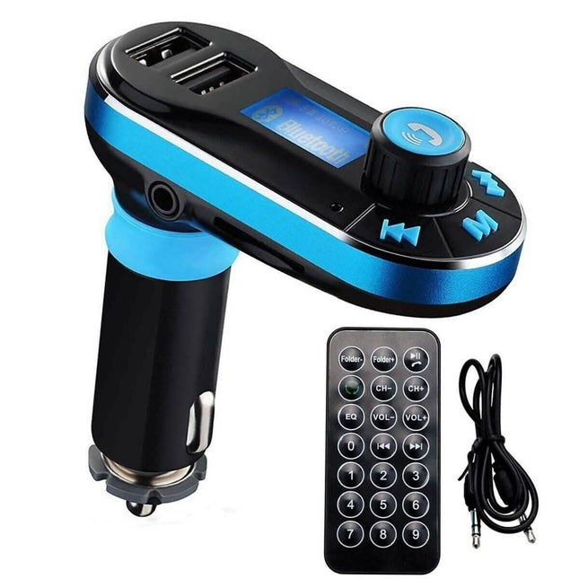 Car FM Transmitter Bluetooth Hands-free LCD MP3 Player Radio Adapter Kit Charger