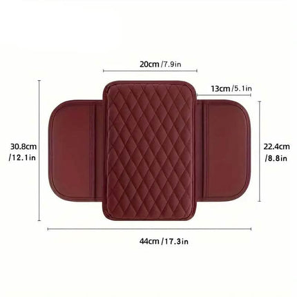 Car Interior Leather Armrest Storage Bag