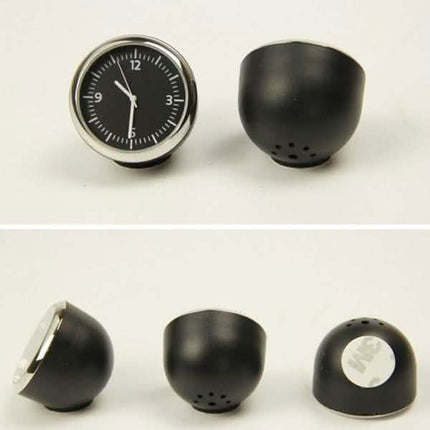 Car Mini Watch Clock Hygrometer Thermometer