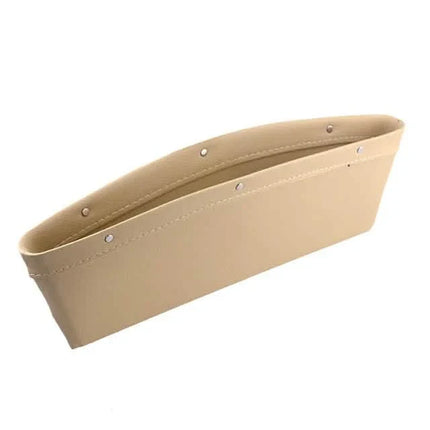 Car Organizer PU Leather Seat Slit Gap Pocket Storage