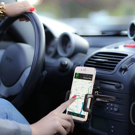 Car Phone Holder CD Slot Phone Mount 360 Rotatable