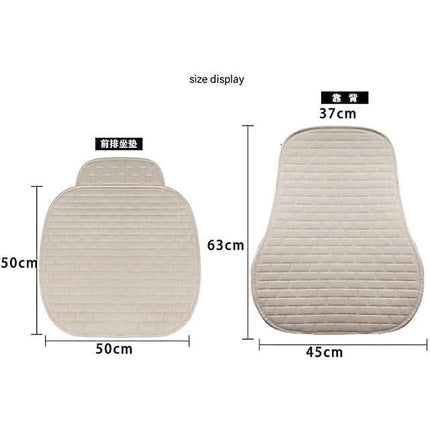 Car Seat Cover Kit Front Flax Seat