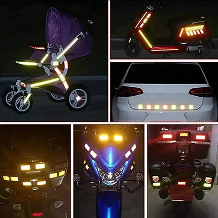 Car Truck Bumper Safety Reflective Warning Strip Stickers