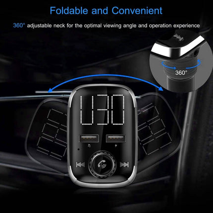 Car Wireless FM Transmitter Dual USB Charger