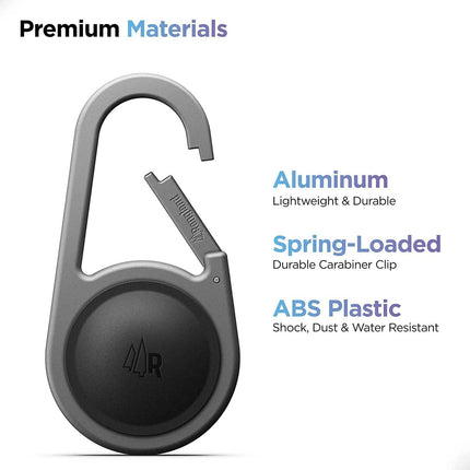 Carabiner AirTag Holder with Keychain