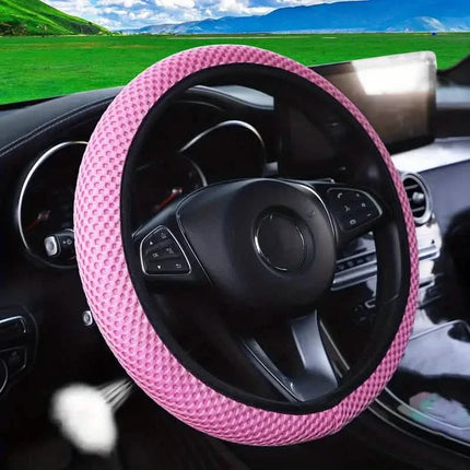 Carbon Fiber Sports Steering Wheel Cover