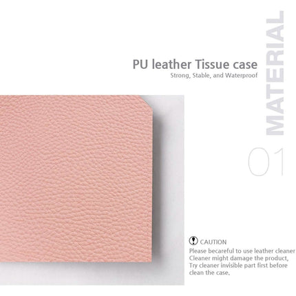Carrotez Modern PU Leather Square Tissue Box Holder