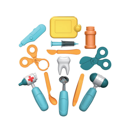 18 Piece Doctor Dentist Medical Luggage Kids Playset