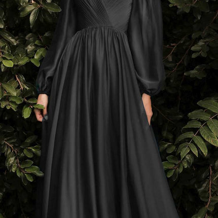 Cinderella Divine CD243 Long Sleeve A-Line Dress