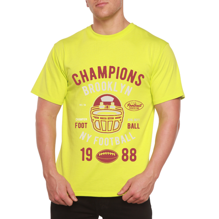 Champions Brooklyn Men's Bamboo Viscose/Organic Cotton Short Sleeve Graphic T-Shirt