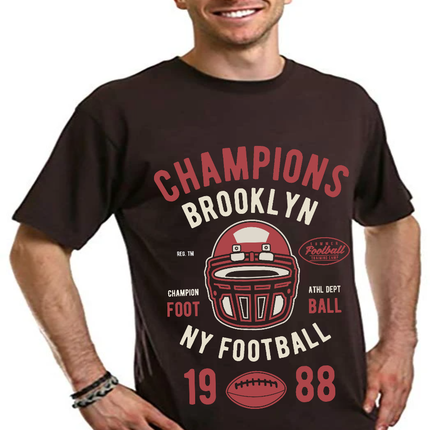 Champions Brooklyn Men's Bamboo Viscose/Organic Cotton Short Sleeve Graphic T-Shirt
