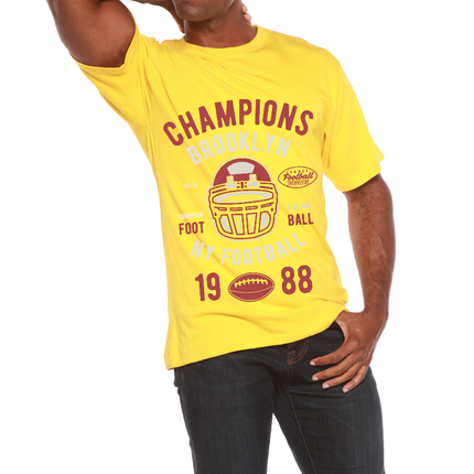 Champions Brooklyn Men's Bamboo Viscose/Organic Cotton Short Sleeve Graphic T-Shirt
