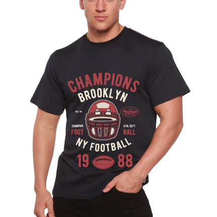 Champions Brooklyn Men's Bamboo Viscose/Organic Cotton Short Sleeve Graphic T-Shirt