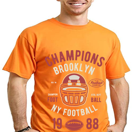 Champions Brooklyn Men's Bamboo Viscose/Organic Cotton Short Sleeve Graphic T-Shirt