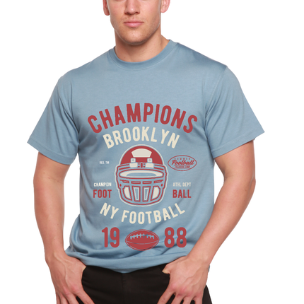 Champions Brooklyn Men's Bamboo Viscose/Organic Cotton Short Sleeve Graphic T-Shirt