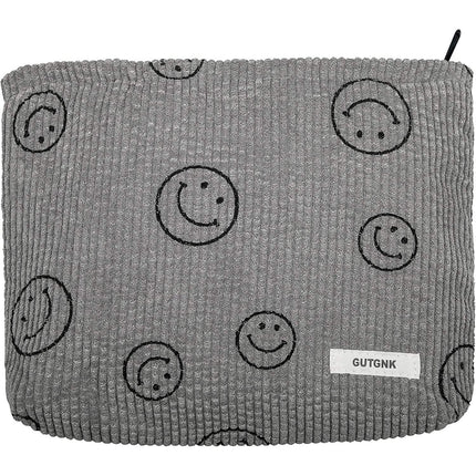 Chic Corduroy Travel Pouch for Women