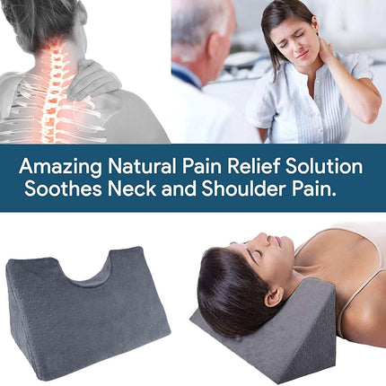 Chiropractic Cervical Traction Neck Wedge Pillow