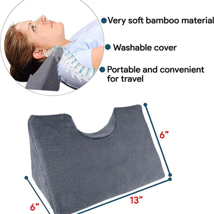 Chiropractic Cervical Traction Neck Wedge Pillow