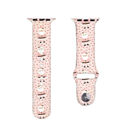 Christmas Silicone Apple Watch Bands - Assorted Styles